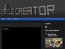 Tablet Screenshot of castlecreator.com